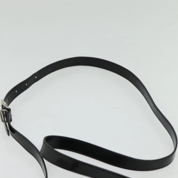 GUCCI Shoulder Bag Patent leather Black Silver Auth ep10410 - Picture 12 of 15